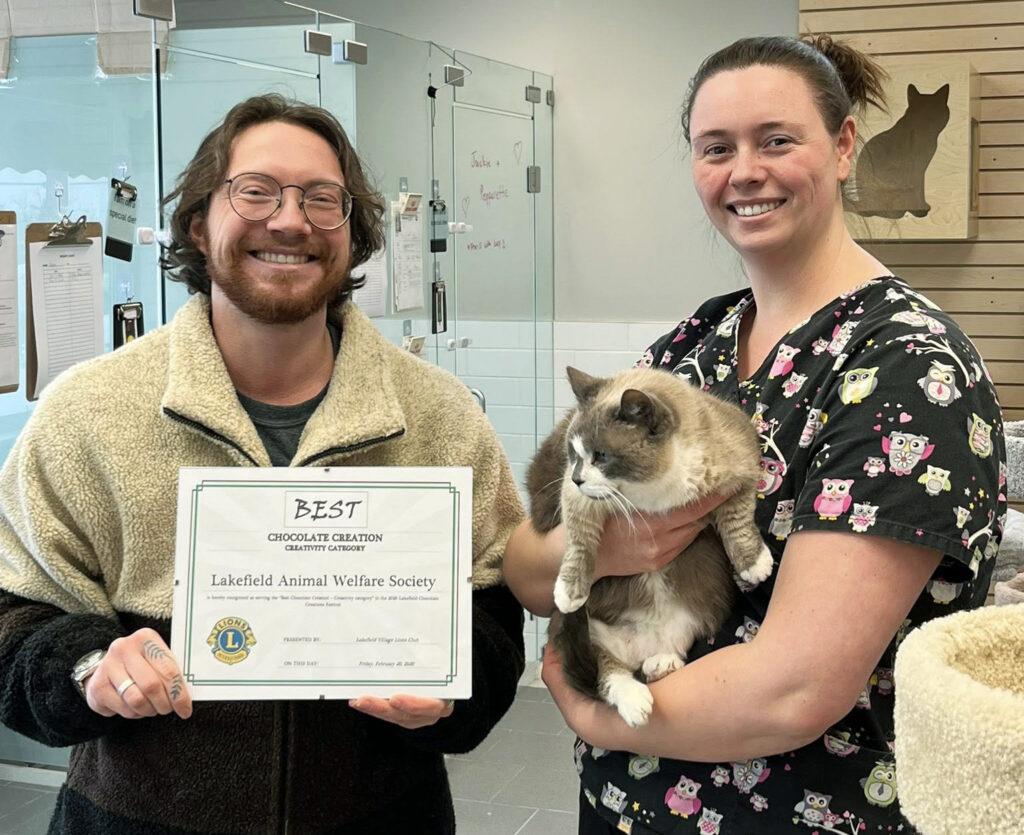 Sam with Alex and Pepperette