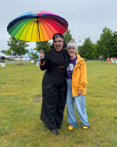 Betty Baker and Lyndsay Lisson-De Ell