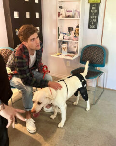 Matthew and Sophie at appointment