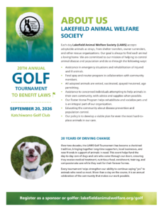2026 LAWS Golf Tournament Sponsorship Package